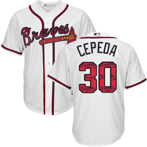 white braves jersey